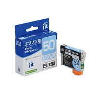 JIT エプソン(EPSON)対応 リサイクルインクカートリッジ ICLC50対応 ライトシアン JIT-E50LCZ