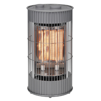 プラスマイナスゼロ テラスヒーター グレー XHS-J420-H