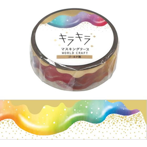 ワールドクラフト キラキラマスキングテープColorful puddle FCU8958-KRMT15-043-イメージ2