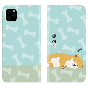 abbi FRIENDS iPhone 11 Pro Max用ダイアリーケース しばたさん 昼寝 ABF17109I65R-イメージ7