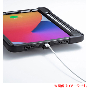 サンワサプライ iPad Air用耐衝撃ケース PDA-IPAD1717BK-イメージ12