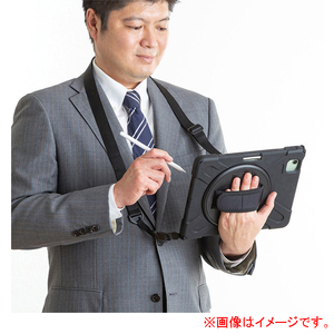 サンワサプライ iPad Air用耐衝撃ケース PDA-IPAD1717BK-イメージ13