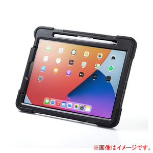 サンワサプライ iPad Air用耐衝撃ケース PDA-IPAD1717BK-イメージ8
