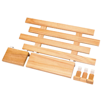 オスマック 壁に付けられるすのこ パッケージセット2 ナチュラル KBSP-2N