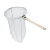 新越ワークス TS 木柄 ポリエステル 替網式 讃岐たも 中 30cm FC613LH-041301