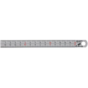 新潟精機 シルバースケール 両面 快段目盛 150mm FC692NJ-SV-150KDDF-イメージ1