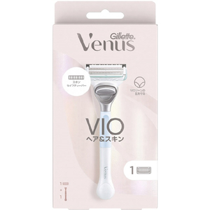 P＆G ジレットヴィーナスVIOヘア&スキン カミソリ(替刃1個付) ｳﾞｲ-ﾅｽVIOｶﾐｿﾘﾎﾙﾀﾞ-ｶｴﾊﾞ1ｺ-イメージ1