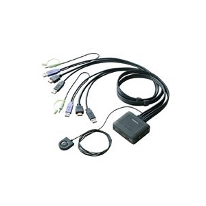 エレコム KVM-HDHDU2 HDMI対応パソコン切替器 |エディオン公式通販