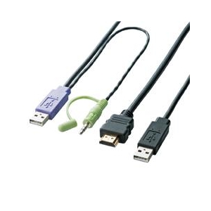 エレコム HDMI対応パソコン切替器 KVM-HDHDU2-イメージ2