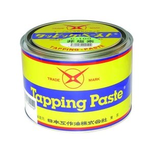 日本工作油 タッピングペースト C-100(非塩素タイプ) 1kg 黄色135℃以下塩素フリータイプ FC914EG-3754821-イメージ1