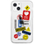 Dparks iPhone 13 mini用ソフトクリアケース TAG STICKER Warning DS21110I13MN-イメージ1