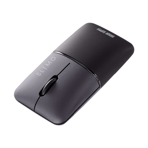 サンワサプライ 静音BluetoothブルーLEDマウス(充電式) SLIMO ブラック MA-BBS310BK サンワサプライ 静音BluetoothブルーLEDマウス(充電式) SLIMO ブラック MA-BBS310BK