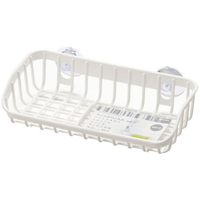 イノマタ化学 ラインタワシ入れ 吸盤付き ホワイト FC789TF