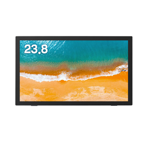 グリーンハウス 23．8型ワイド液晶ディスプレイ ブラック GH-LCT24C-BK-イメージ1