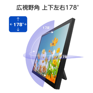 グリーンハウス 23．8型ワイド液晶ディスプレイ ブラック GH-LCT24C-BK-イメージ9