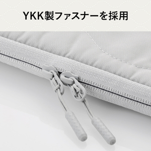 エレコム キルティングインナーケース(オニオンステッチ) グレー BM-IBQTO14GY-イメージ7