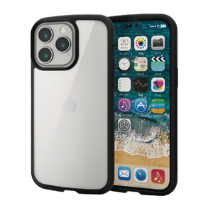 エレコム iPhone 14 Pro Max用TOUGH SLIM LITE フレームカラー ブラック PM-A22DTSLFCBK エレコム iPhone 14 Pro Max用TOUGH SLIM LITE フレームカラー ブラック PM-A22DTSLFCBK