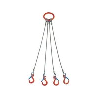 大洋製器工業 4本吊 ワイヤスリング 3.2t用×1m FC882HF-4730445