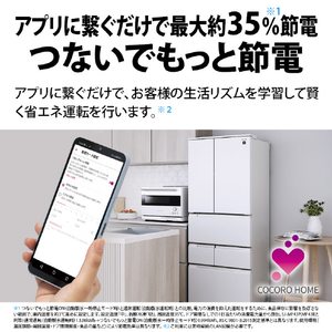 SHARP 【フレンチドア】429L 冷蔵庫 FiT63cmシリーズ冷蔵庫 ブラストホワイト SJ-MF43R-W-イメージ14