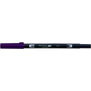 トンボ鉛筆 デュアルブラッシュペン ABT Dark Plum F040054-AB-T679-イメージ1