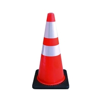 カーボーイ PVCコーン700 レッド反射 FC661GV-8357424