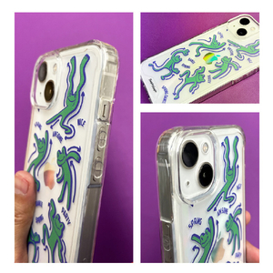 BOOGIE WOOGIE iPhone 14 Pro用オーロラケース Spring Dance BW24110I14P-イメージ14