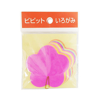 エヒメ紙工 型抜いろがみ ビビット はな 50枚入 ﾋﾞﾋﾞﾂﾄｲﾛｶﾞﾐﾊﾅ108