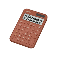 カシオ カラフル電卓 ブリックレッド MW-C20D-RD-N