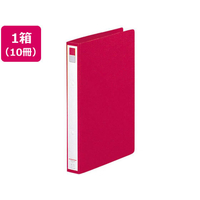 リヒトラブ リングファイル(カドロック&ツイストリング)A4 赤 10冊 1箱(10冊) F297869-F877U-3