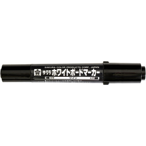 サクラクレパス ホワイトボードマーカーツイン くろ FC60011-WBK-T#49-イメージ1