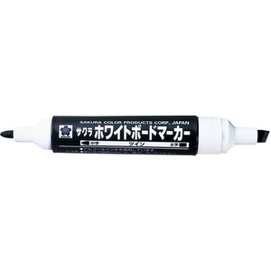 サクラクレパス ホワイトボードマーカーツイン くろ FC60011-WBK-T#49-イメージ2