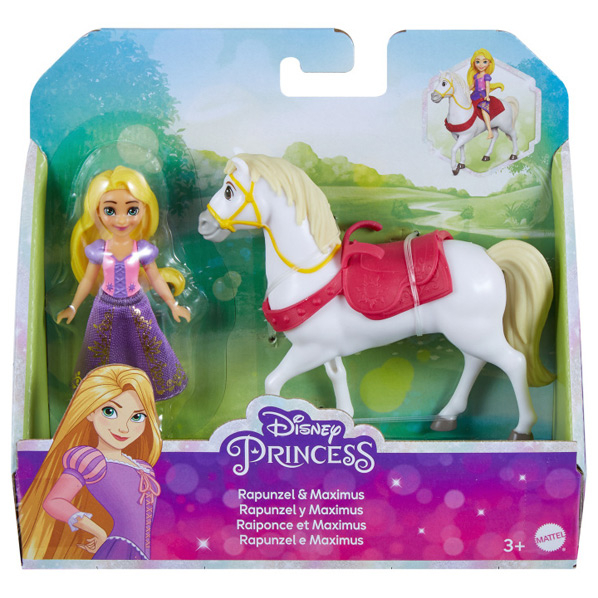 Mattel HLW84 Disney Prinzessin Rapunzel/Maximus (Minipuppe) Daysnee Prinzessin Rapun - Bild 7 von 7