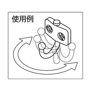 スガツネ工業 TK-30ステンレス鋼製玉付回転フック FC201EZ-2540444-イメージ2