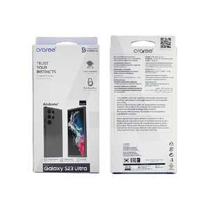 araree Galaxy S23 Ultra用ソフトケース Airdome ブラック AR25111S23U-イメージ10