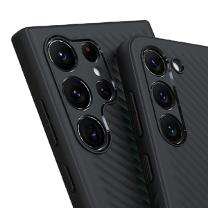 araree Galaxy S23 Ultra用ソフトケース Airdome ブラック AR25111S23U-イメージ3