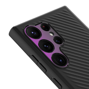 araree Galaxy S23 Ultra用ソフトケース Airdome ブラック AR25111S23U-イメージ4