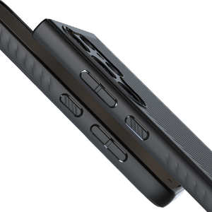 araree Galaxy S23 Ultra用ソフトケース Airdome ブラック AR25111S23U-イメージ6