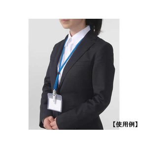 ライオン事務器 つりさげレスキュー名札 ホイッスル付 イエロー/295-48/N-77FR F891101-295-48-イメージ2