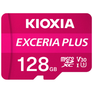KIOXIA microSDXC UHS-Iメモリカード(128GB) EXCERIA PLUS KMUH-A128G-イメージ1