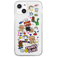 Dparks iPhone 13 mini用ソフトクリアケース THINGS I LIKE DS21111I13MN