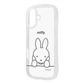 レイ・アウト iPhone 17用ミッフィー / Puffull 衝撃吸収 バンパー ハイブリッドケース / ミッフィー/スタンダード4 RC-BP52CMD2/MFA4