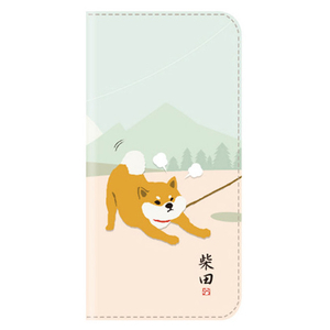 abbi FRIENDS iPhone 11 Pro Max用ダイアリーケース しばたさん イヤイヤ ABF17111I65R-イメージ1