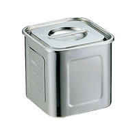 江部松商事 EBM/モリブデン 角型キッチンポット 目盛付 18cm FC940LG-3021200