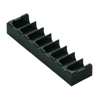 ｒｏｓｅ ｐｌａｓｔｉｃ ボックス半分タイプ 8パーツ仕切り有り 2個黒4819226.5 FC388EE-7708483