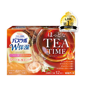 白元アース HERSバスラボ W保湿 ほっとなTEATIME 12錠 FCE767Z-イメージ1