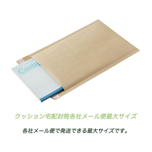 紺屋商事 クッション宅配封筒 茶 ネコポスサイズ 10枚入×5パック FCV2789-01190006-イメージ5
