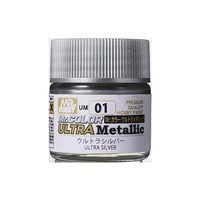 GSIクレオス Mr．カラー ウルトラメタリック シリーズ UM01 ウルトラシルバー UM01ｳﾙﾄﾗｼﾙﾊﾞ-