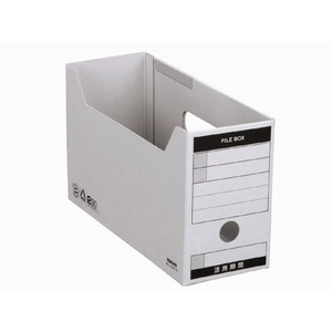 コクヨ ファイルボックス-FS〈Bタイプ〉B4 1／3ヨコ グレー 1冊 F804824-B41/3-LFBN-M-イメージ1