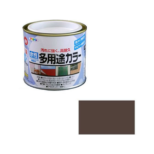 アサヒペン 水性多用途カラー 1／5L オータムブラウン FC683PM-イメージ1