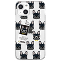 Dparks iPhone 13 mini用ソフトクリアケース bulldog DS21112I13MN